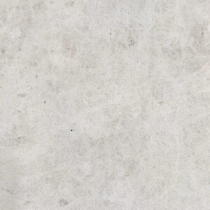 Close-up of Luna Grey Marble with soft light grey tones and subtle speckled texture.