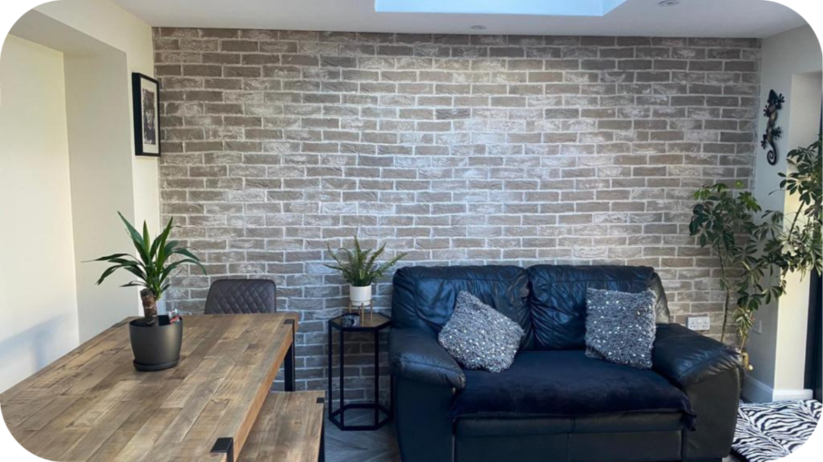 Grey Bricks for Stunning Feature Walls