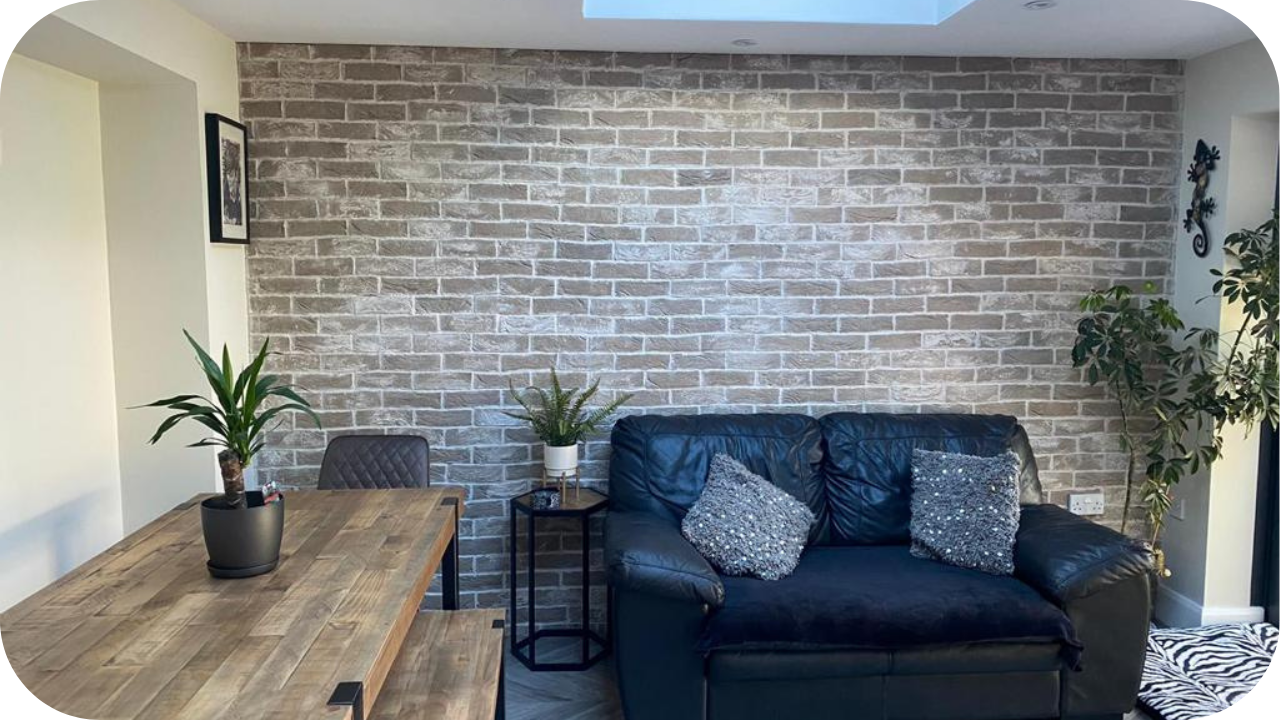 Grey Bricks for Stunning Feature Walls