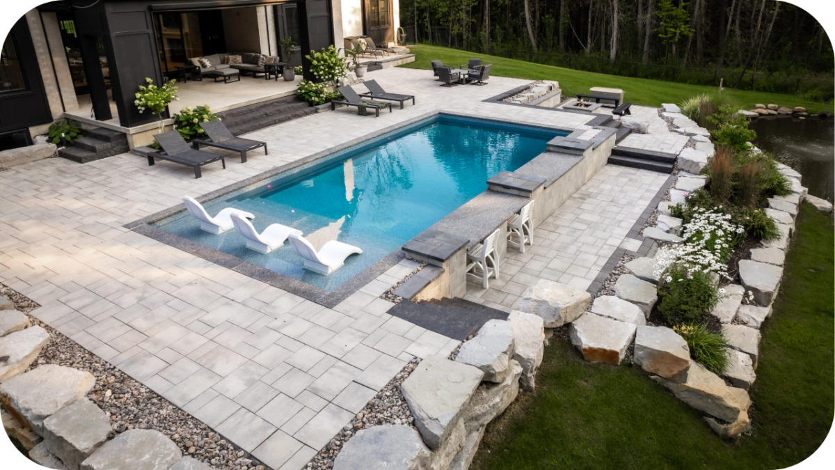 Stunning Alfresco Spaces Using Stone Pavers