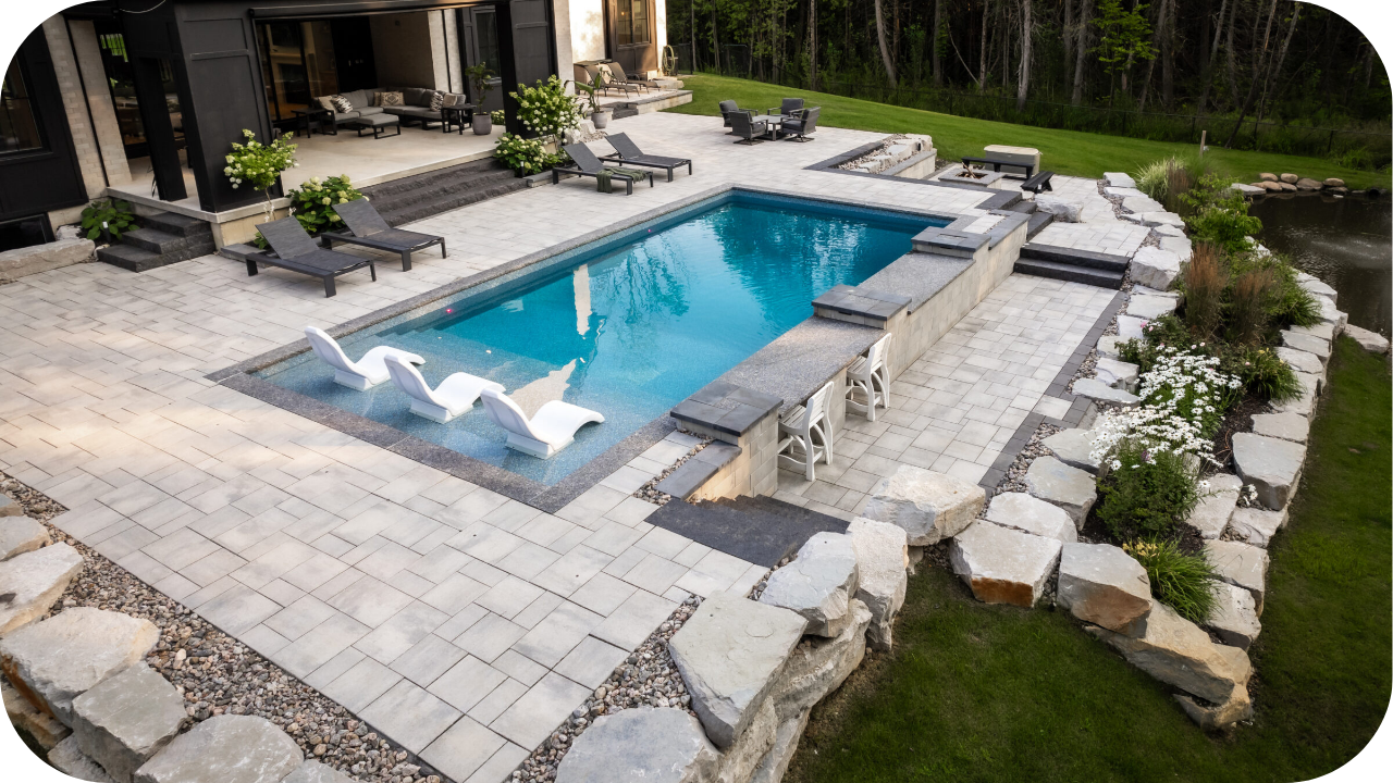 Stunning Alfresco Spaces Using Stone Pavers