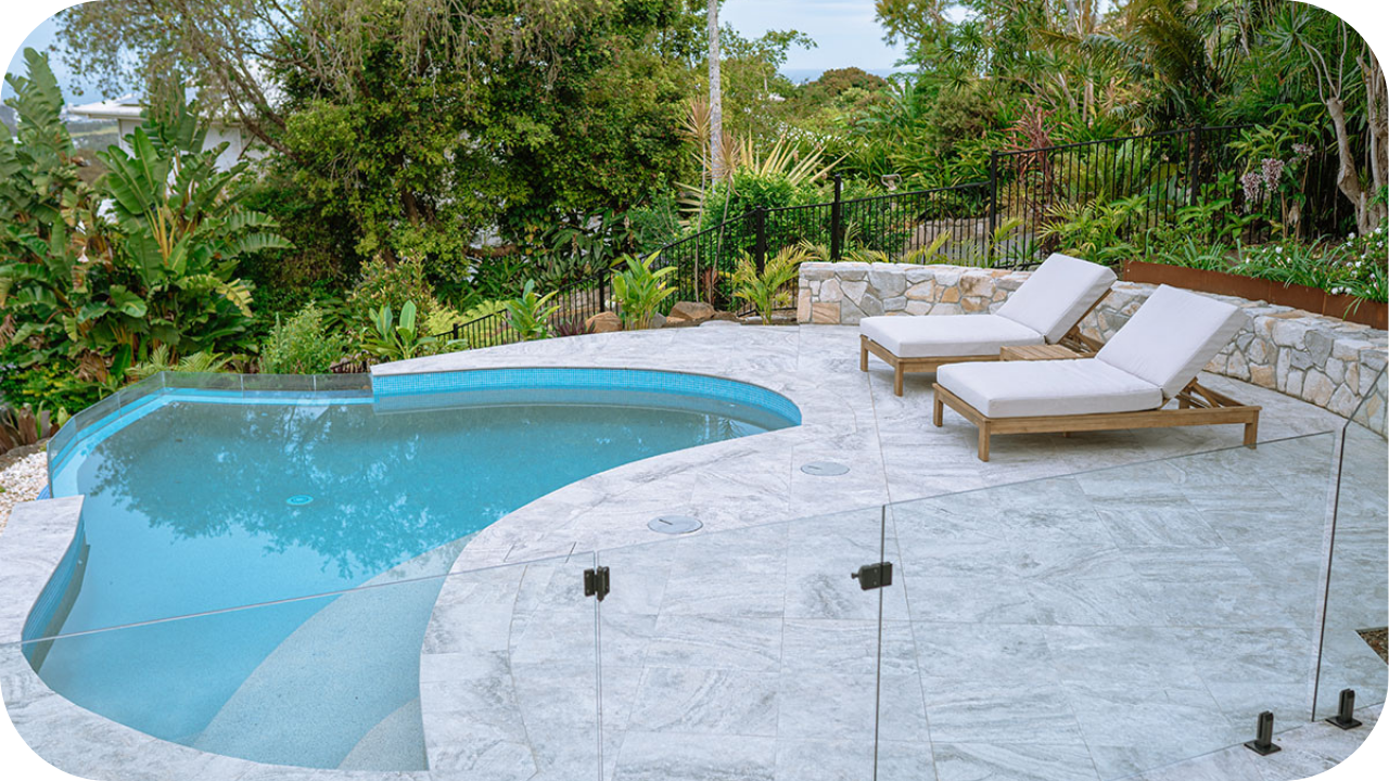 Best Sandstone Colours and Textures for Pools - Light Grey